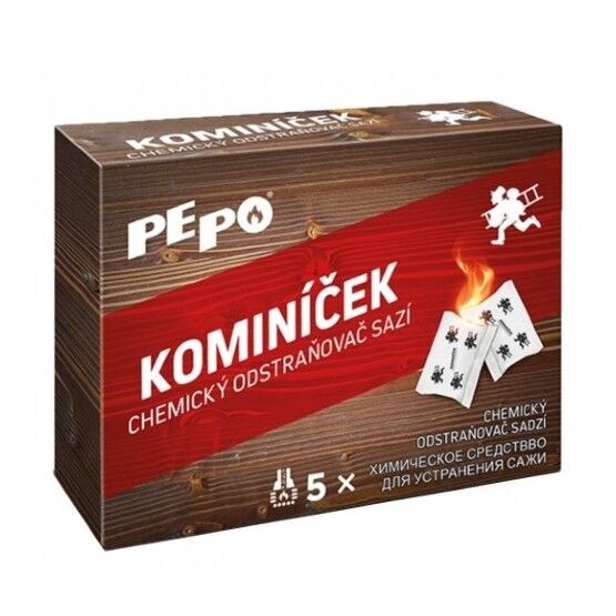 Kominíček odstraňovač sadzí z komína